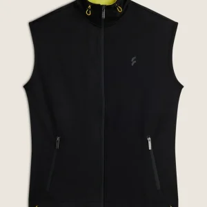 Gilet Uomo in Poliestere con Zip e Dettagli a Contrasto