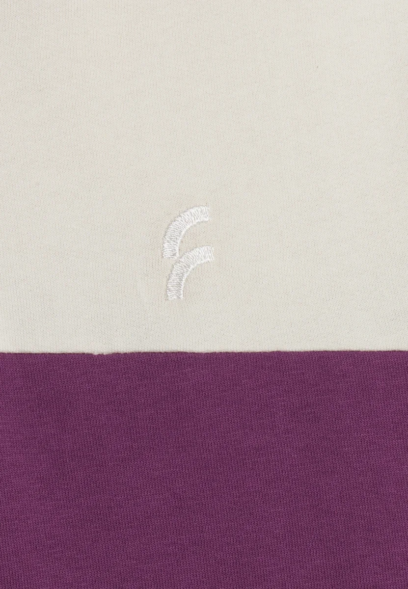 Felpa a Maniche Corte con Cappuccio design colour block – Image 6