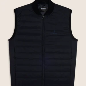Gilet imbottito con collo alla coreana