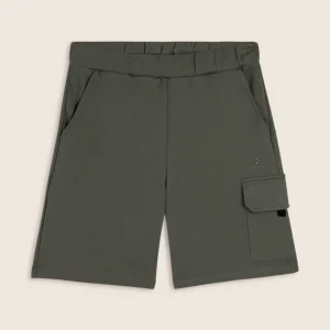 Pantaloni corti in Cotone con Tasca Cargo singola