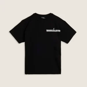 T-shirt con cuciture a blocchi e inserto a contrasto