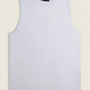 T-shirt smanicata girocollo