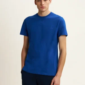 T-shirt Regular con Scollo girocollo e logo in tono colore