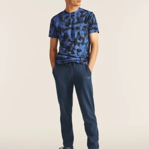 Pantaloni Sportivi Gamba Dritta con Vita Elasticizzata