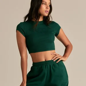 01_247Essentials_Nina_848_Look.jpgv1750753846 Comfort Graphic Ribbed Baby T-Shirt | Emerald