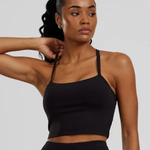 01_Momentum_Natalie_0234.jpgv1736516799 Essential Built-In Bra Crop Tank Top | Black