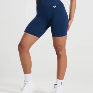 Power Seamless Cycling Shorts | Sapphire Blue