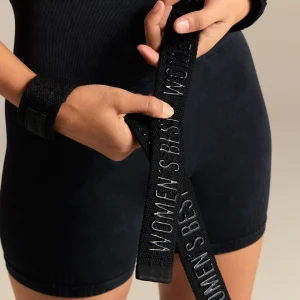 Silicone Lifting Straps | Black