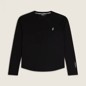 T-shirt Uomo Manica Lunga in Tessuto Tecnico con inserto mesh