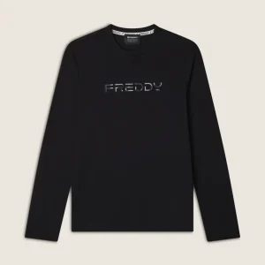T-shirt Uomo Regular Fit con Grande Logo Freddy