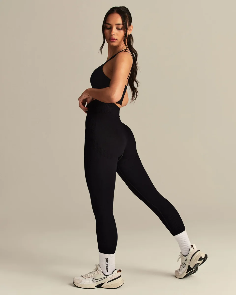 Power Seamless Leggings | Black – Image 2