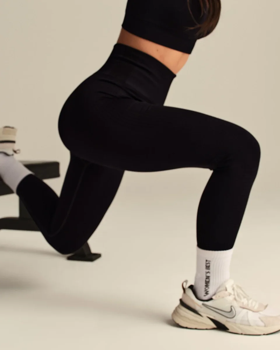 Power Seamless Leggings | Black – Image 6
