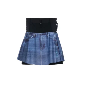 Short-Jupe de course a pied  blue jeans- OTSO