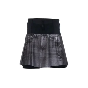 Short-Jupe de course a pied  black jeans- OTSO