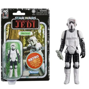 HASBRO Star Wars Episode VI Retro Collection - Figurine Biker Scout 10 cm