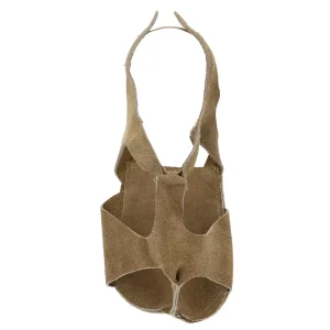 Sandalo da afro in camoscio 1paio