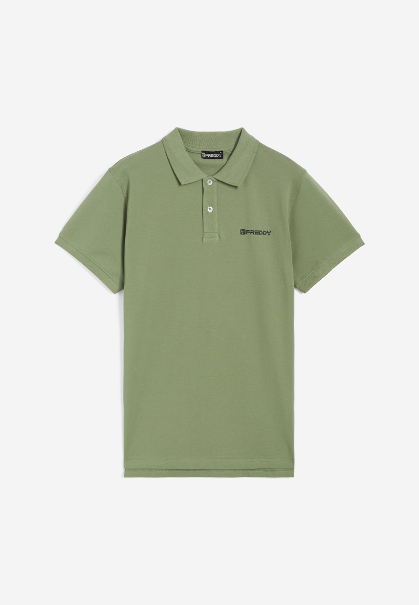 Polo manica corta da uomo design essenziale in cotone 100% – Image 7