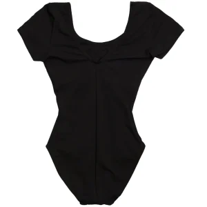 Body maniche corte in cotone stretch