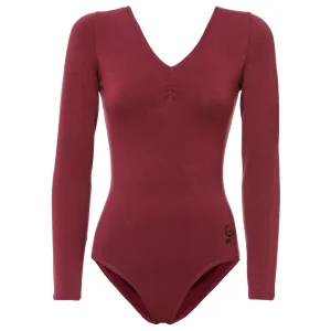 Body a manica lunga in cotone