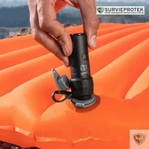 BIVOUAK™ Mini pompe électrique ultra légère pour matelas et équipements gonflables