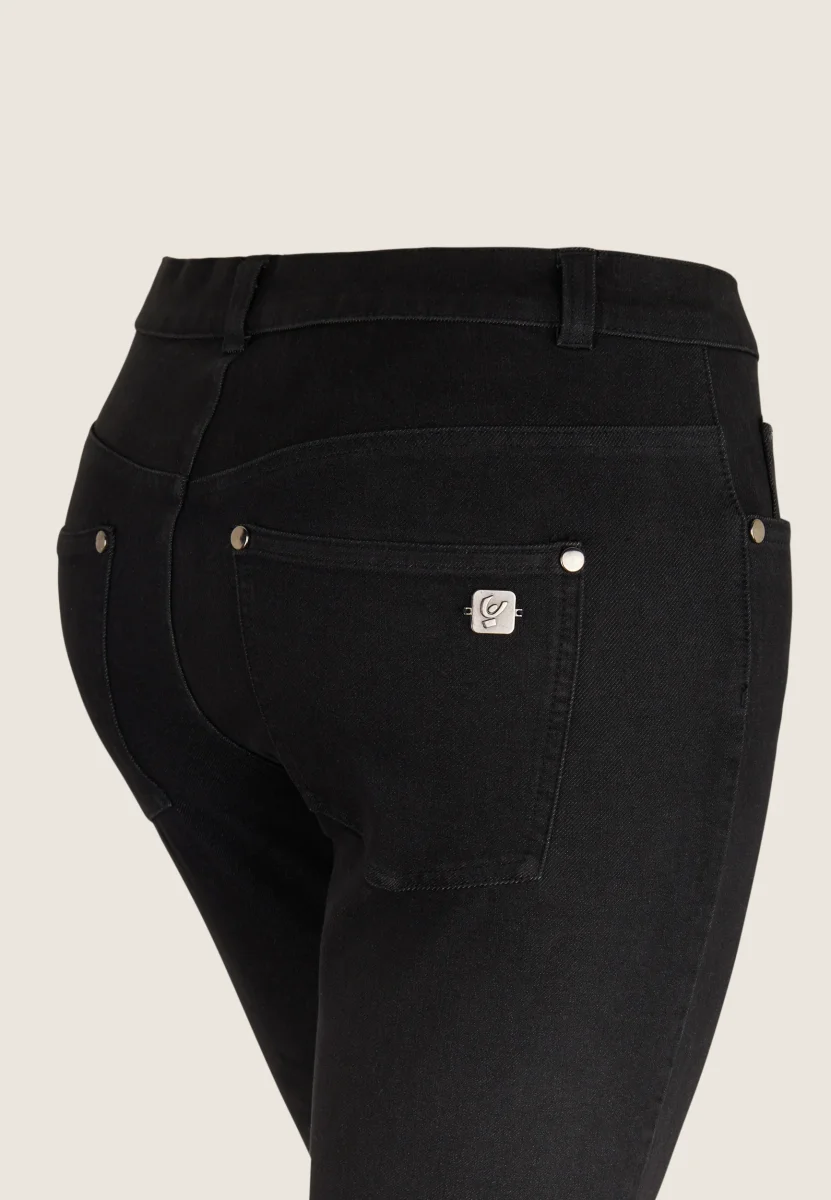 Jeans Skinny in Bull Denim Effetto Vissuto – Image 3