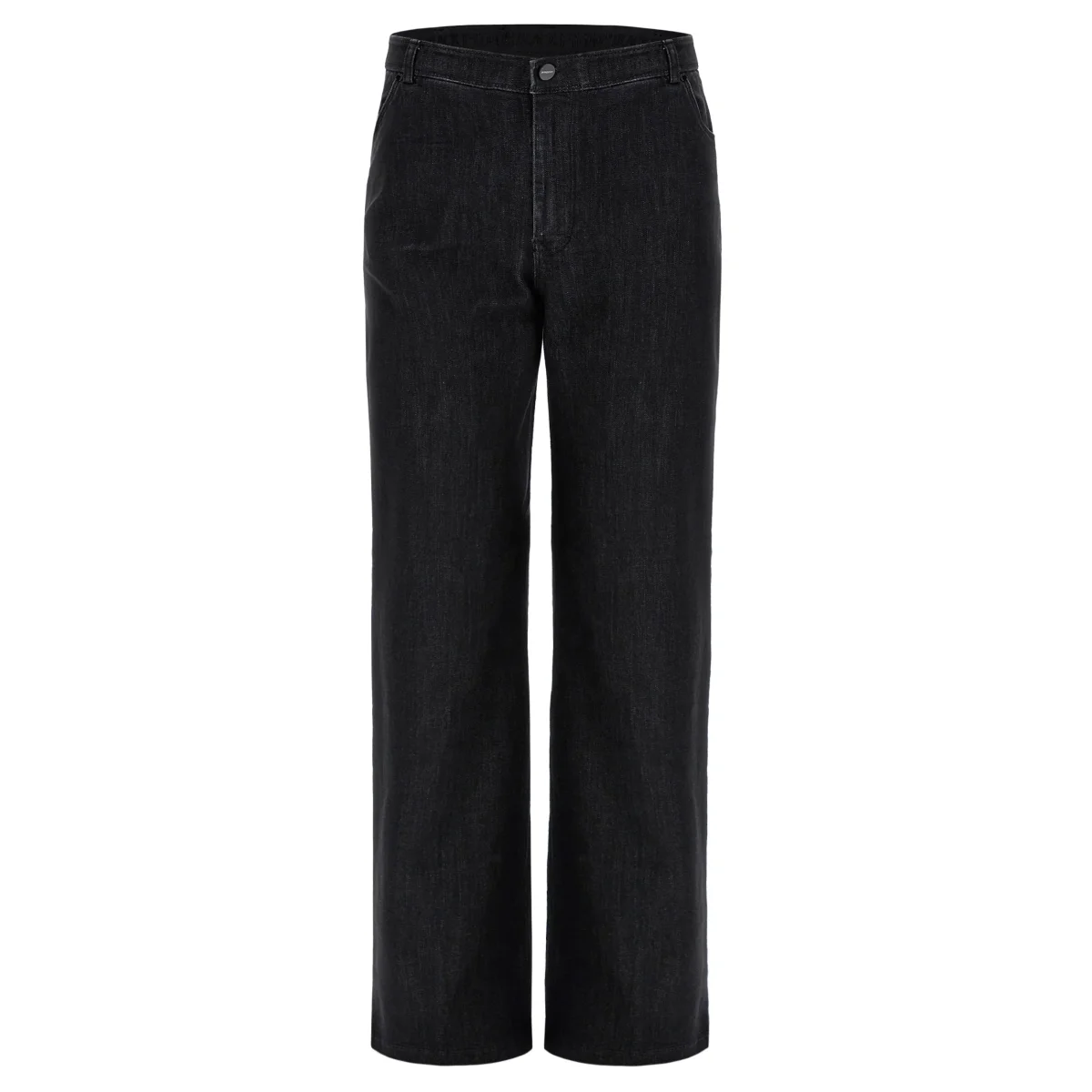 Jeans vita regular e gamba ampia con cuciture centro gamba – Image 7