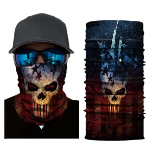 Bandana Urbex American Skull