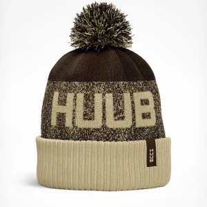 Bonnet pompon chocolat - HUUB