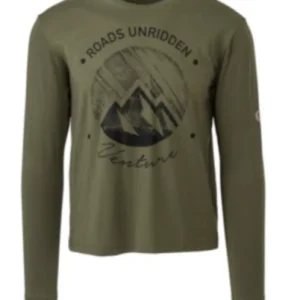 AGU CASUAL PERFORMER LS TEE VENTURE ARMY GREEN