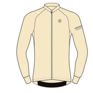 Solide Jersey LS performance Men Peanut cream M