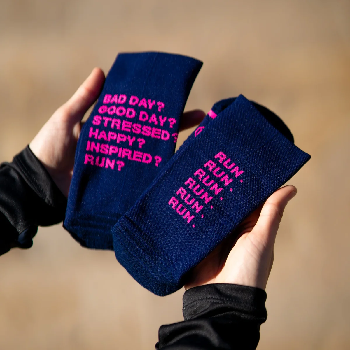 JUST RUN BLUE - CALCETÍN RUNNING – Image 2