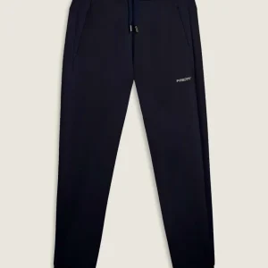 Pantaloni in felpa di cotone con fondo e vita in costina