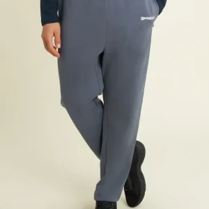 Pantaloni slim in interlock con dettagli lucidi