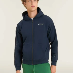 F25MUTS6_B109_-_02.jpgv1758079247 Felpa full zip con cappuccio in jersey e tasche a marsupio