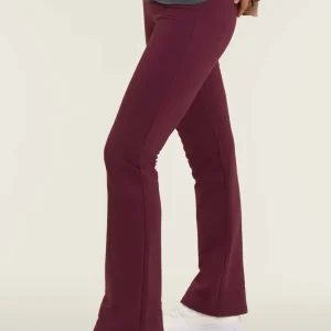 Leggings flare in felpa elasticizzata