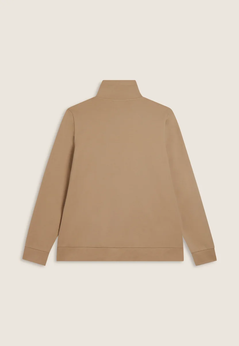 Felpa da donna con zip, collo alto e dettagli oro – Image 5