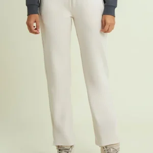 Pantaloni sportivi con gamba dritta e dettagli luminosi