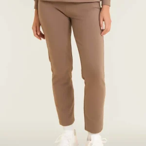 Pantaloni sportivi da donna con tasche interne e strass