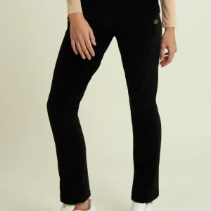 Pantaloni in ciniglia a gamba dritta