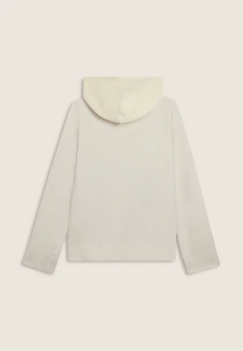 Felpa con cappuccio in ciniglia e viscosa – Image 6