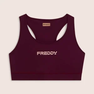 Top sportivo con retro vogatore elasticizzato