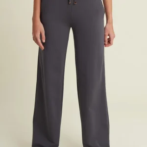 F25WSLP3_G76_-_02.jpgv1756177535 Pantaloni donna wide leg con dettagli micro-trecce