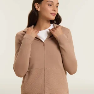 F25WSLS2_M45_-_02.jpgv1756744531 Felpa donna con cappuccio e inserti micro-trecce