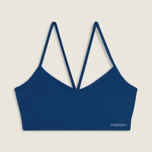 Top sportivo seamless con spalline incrociate