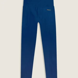 Leggings 7/8 a vita altissima in tessuto seamless a costine