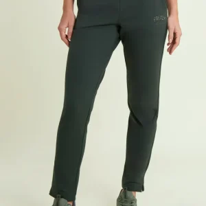 Pantaloni con spacchi laterali sul fondo