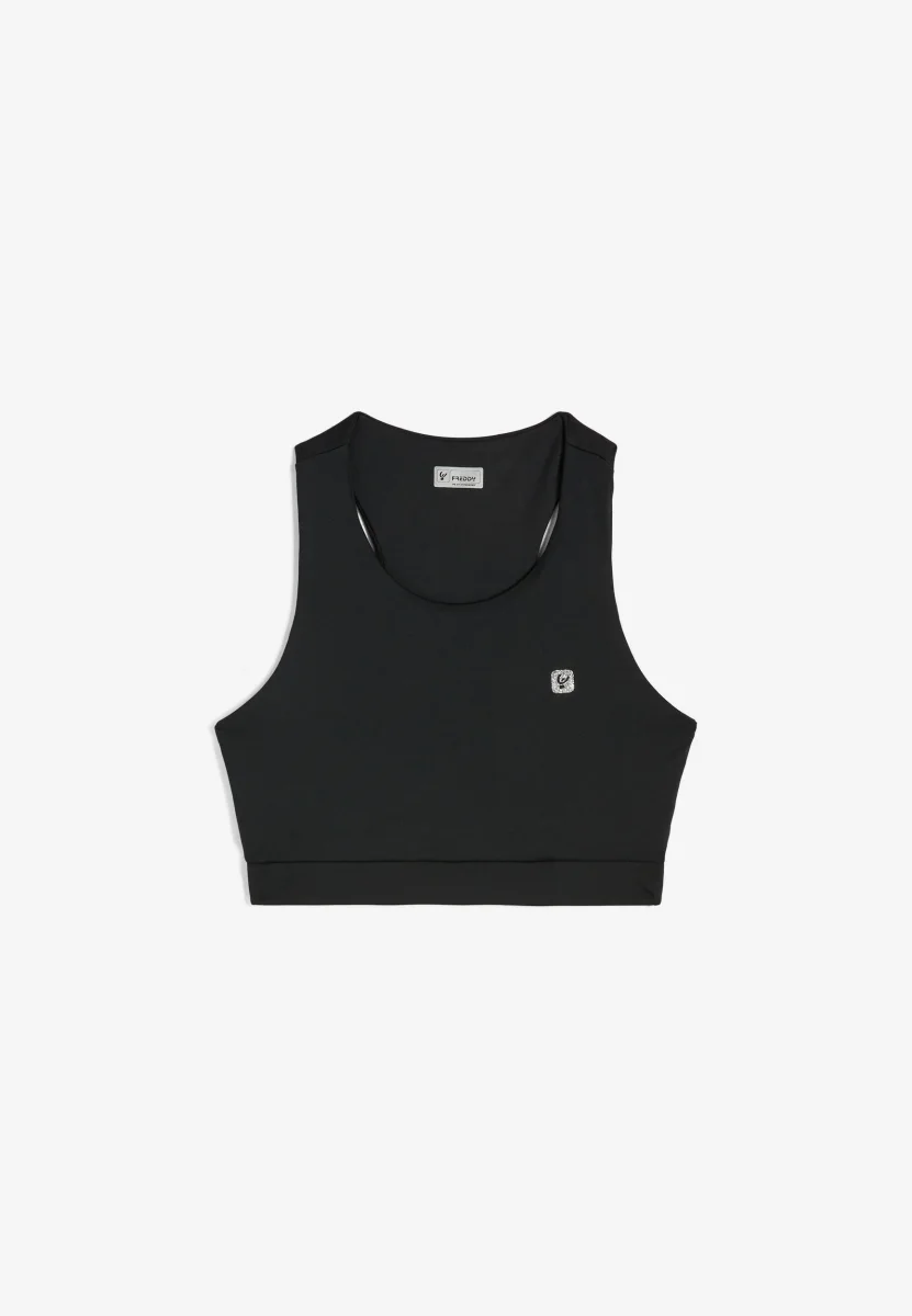 Reggiseno sportivo sostegno medio in tessuto tecnico