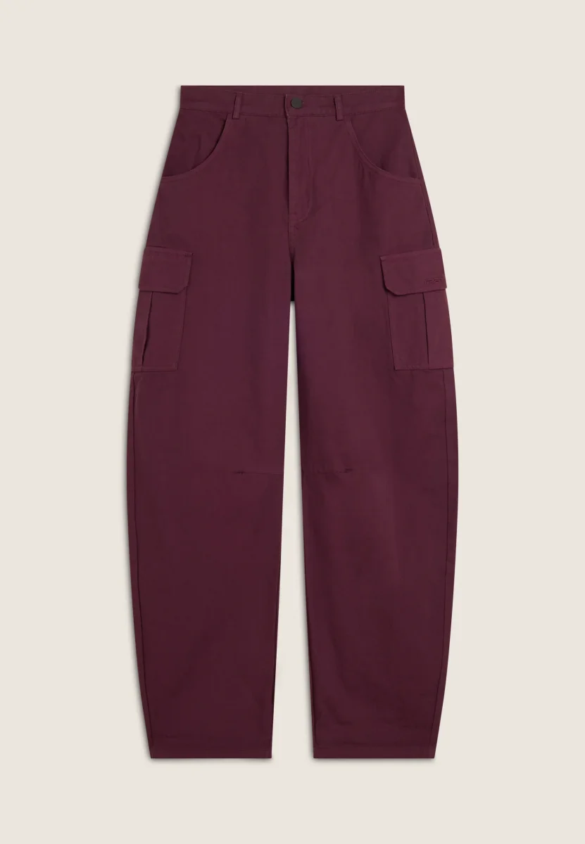 Pantaloni Cargo carrot fit in canvas – Image 8