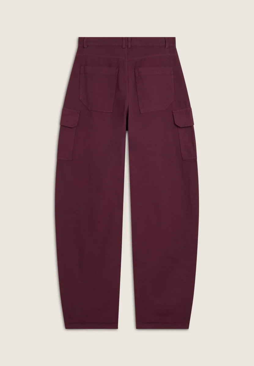 Pantaloni Cargo carrot fit in canvas – Image 9