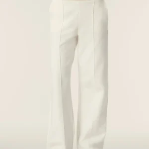 Pantalone donna wide leg in felpa garzata